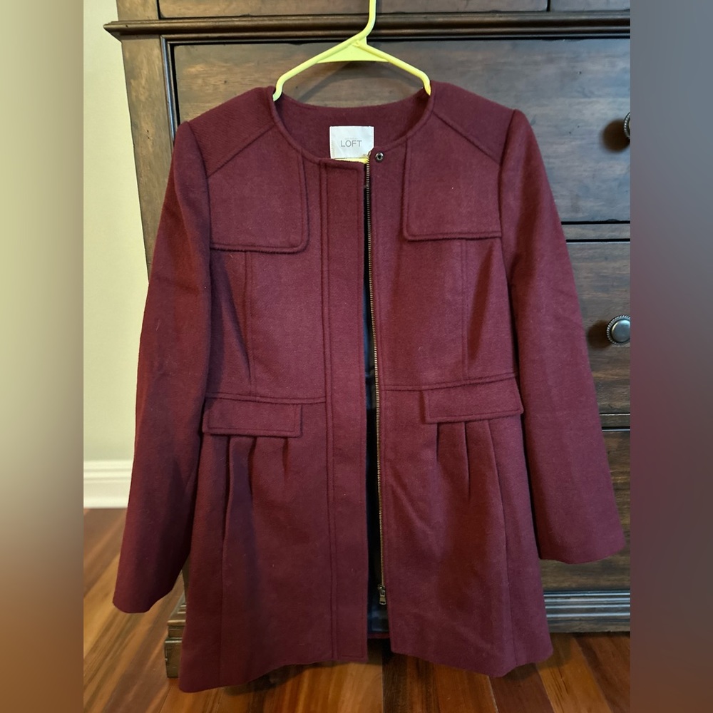 Loft Burgundy Coat MP